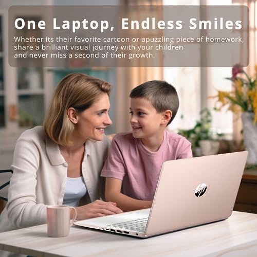 HP 2022 Stream 14" HD BrightView Laptop, Intel Celeron N4120, 4GB RAM, 64GB SSD, Intel HD Graphics, 720p Webcam, 1 Year Office 365, Gold, Win 11, 32GB Snowbell USB Card - Image 6