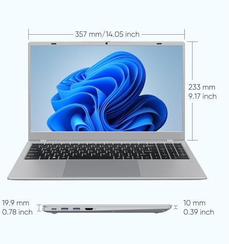 Laptop Computer, 16GB RAM/512GB SSD, 15.6" FHD IPS, Pentium Gold 6500Y Processor(Beats Core M3-8100Y, Up to 3.4GHz), WiFi 5/BT 5.0, Great for Office & Online Courses - Image 9
